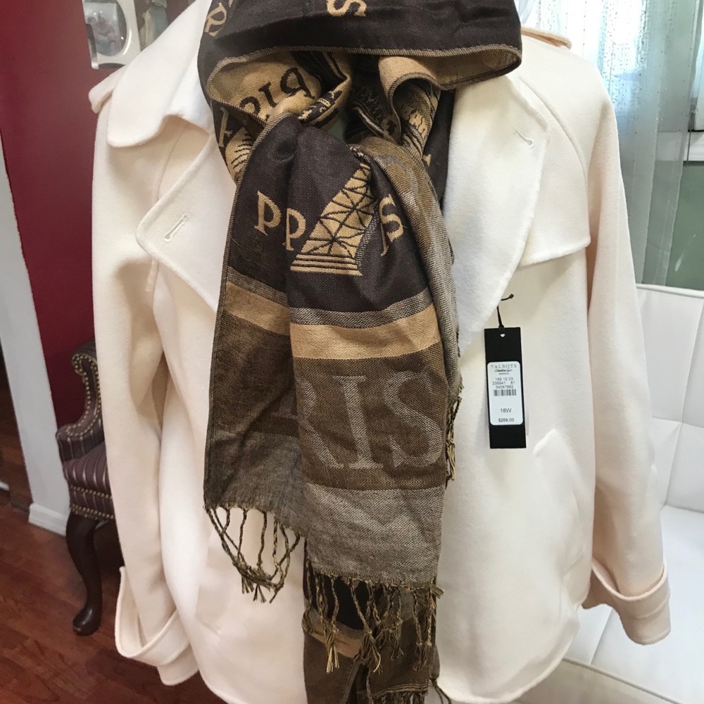Cream colored jacket is18 wide brand new!
